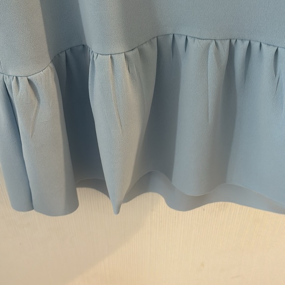 AQUA Bloomingdale’s Light Blue Pouf Sleeve Short Dress Size XS - Picture 2 of 5
